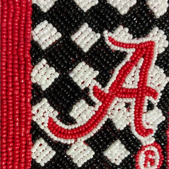 University of Alabama Coin Purse ROLL TIDE. Beaded. LA Chic Brand New with Tag - Picture 2 of 7